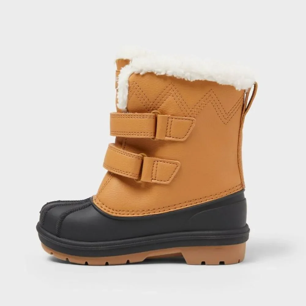 Toddler Denver Winter Boots - Cat & Jack Cognac 7T